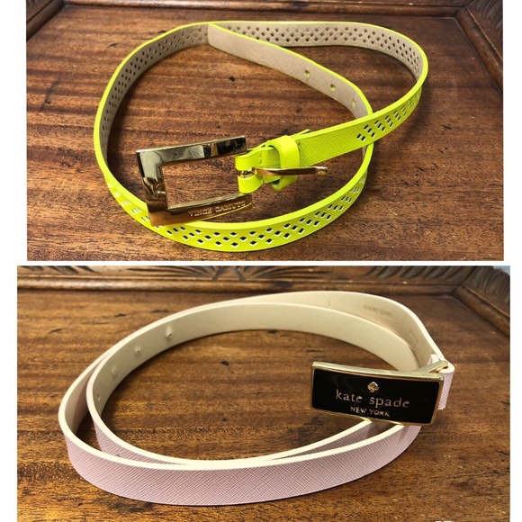 Kate Spade/Vincent Camuto 2 Woman, belt Size L, $20 Ea,light pink, green, .! main image 14